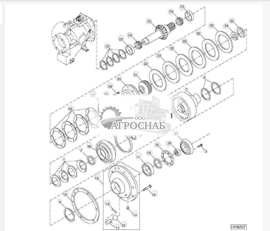 Главная коробка передач 
